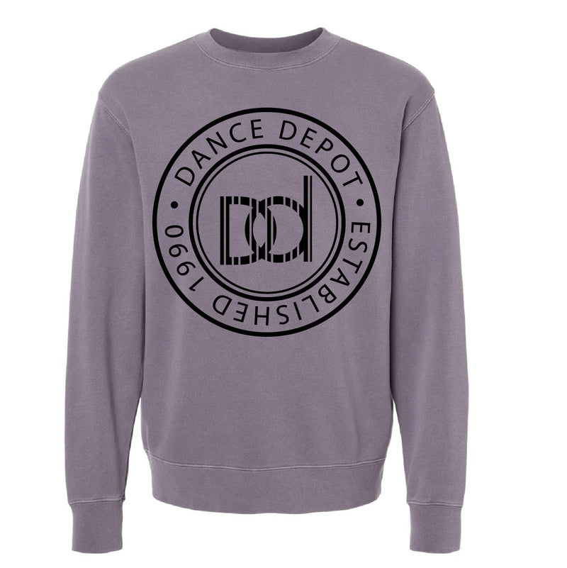 Classic DANCE DEPOT Logo (CIRCLE) - Pigment Crewneck Sweatshirt