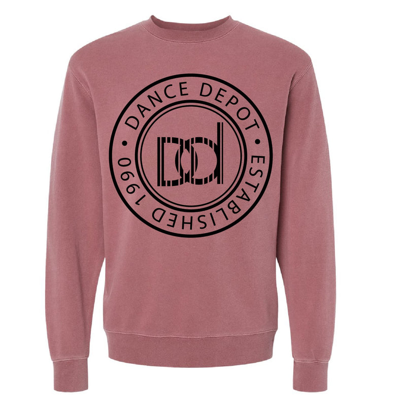 Classic DANCE DEPOT Logo (CIRCLE) - Pigment Crewneck Sweatshirt