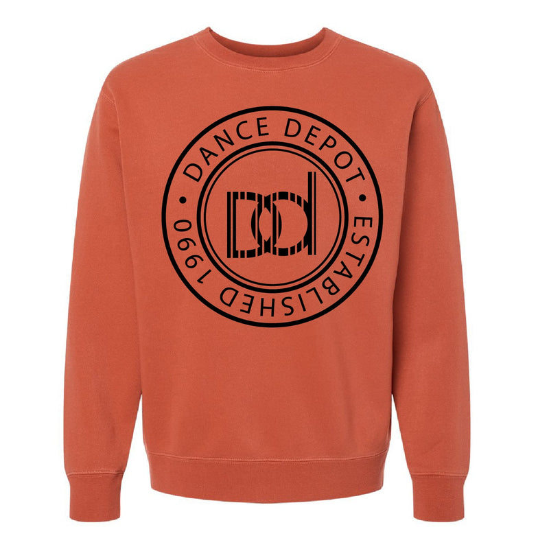 Classic DANCE DEPOT Logo (CIRCLE) - Pigment Crewneck Sweatshirt