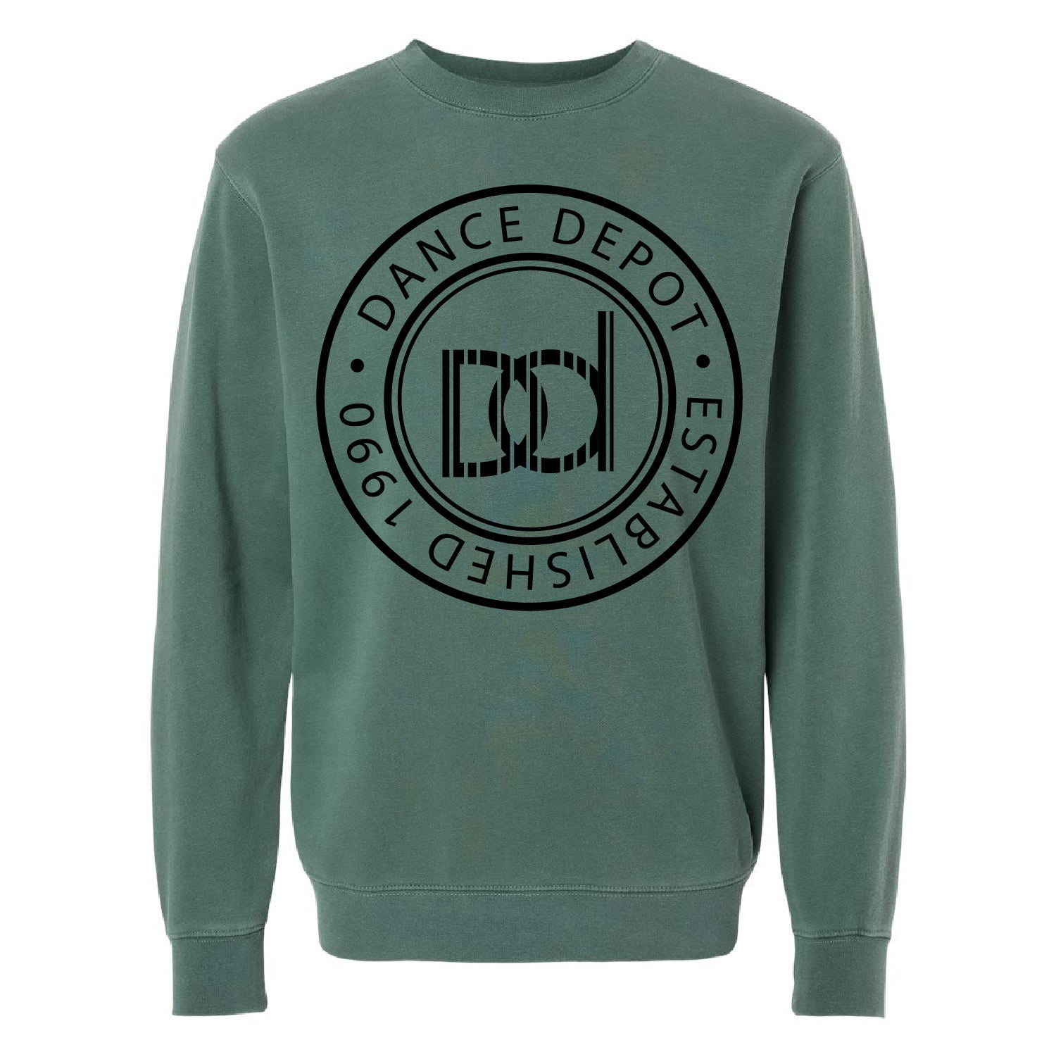 Classic DANCE DEPOT Logo (CIRCLE) - Pigment Crewneck Sweatshirt