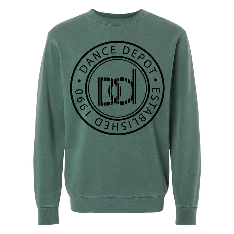 Classic DANCE DEPOT Logo (CIRCLE) - Pigment Crewneck Sweatshirt