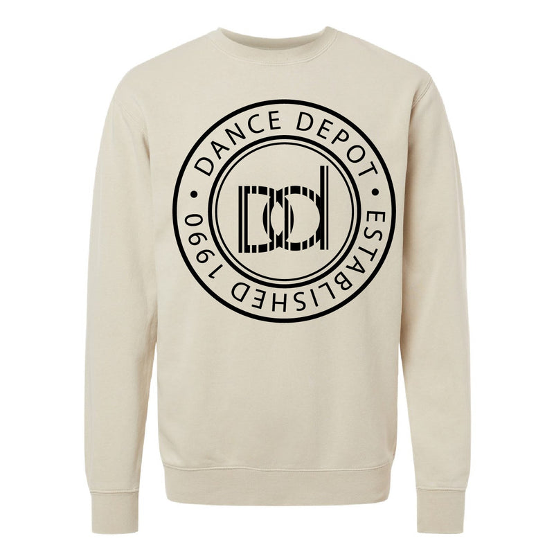 Classic DANCE DEPOT Logo (CIRCLE) - Pigment Crewneck Sweatshirt