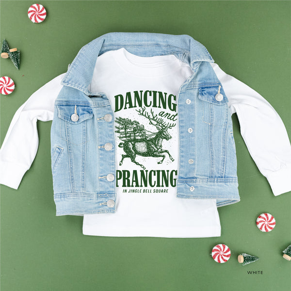 Dancing and Prancing in Jingle Bell Square - Child LONG SLEEVE Tee