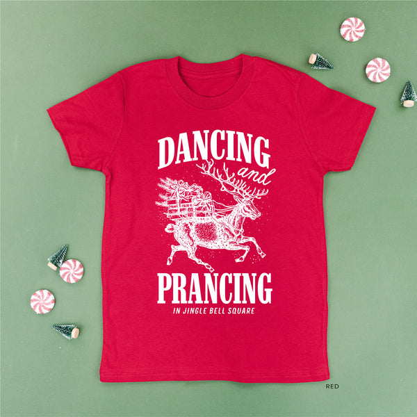 Dancing and Prancing in Jingle Bell Square - Child Tee