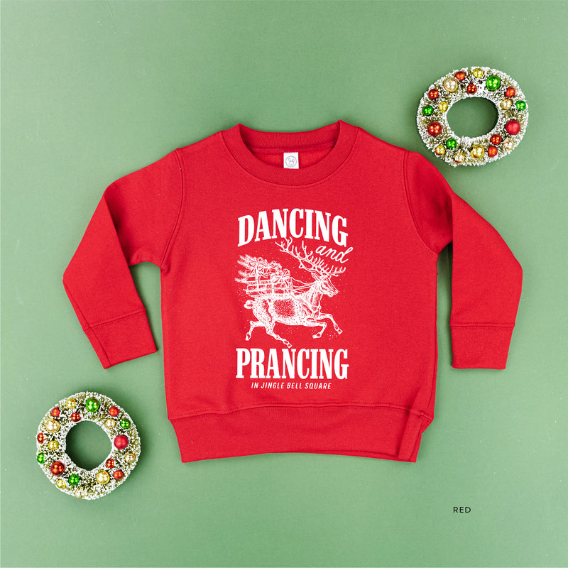 Dancing and Prancing in Jingle Bell Square - Child Sweater