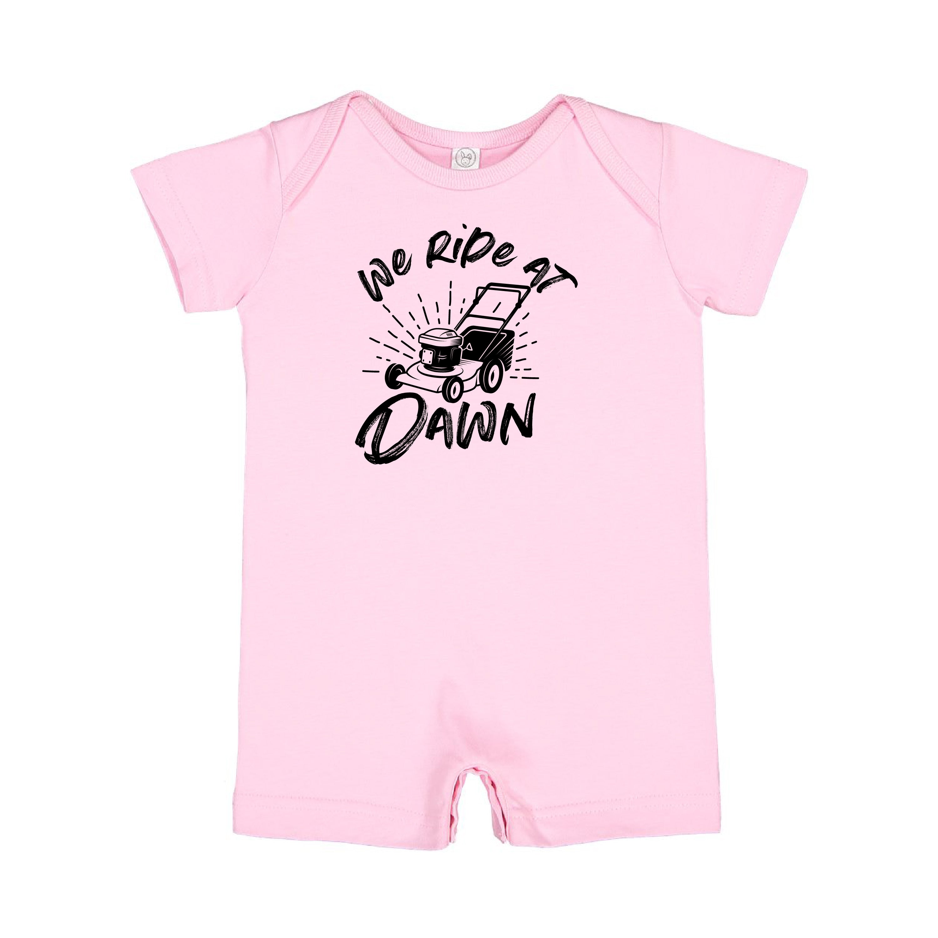 Push Mower - We Ride At Dawn - Shorts Romper Little Mama Shirt Shop