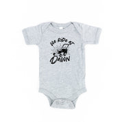 Push Mower - We Ride At Dawn - Child Tee Little Mama Shirt Shop