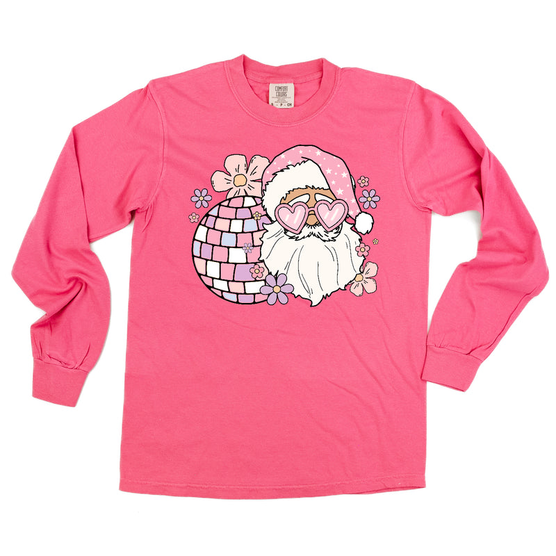 Disco Santa - LONG SLEEVE Comfort Colors Tee