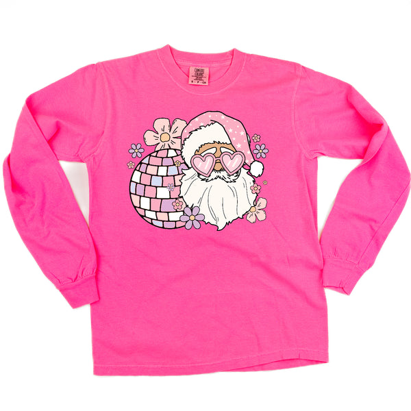 Disco Santa - LONG SLEEVE Comfort Colors Tee