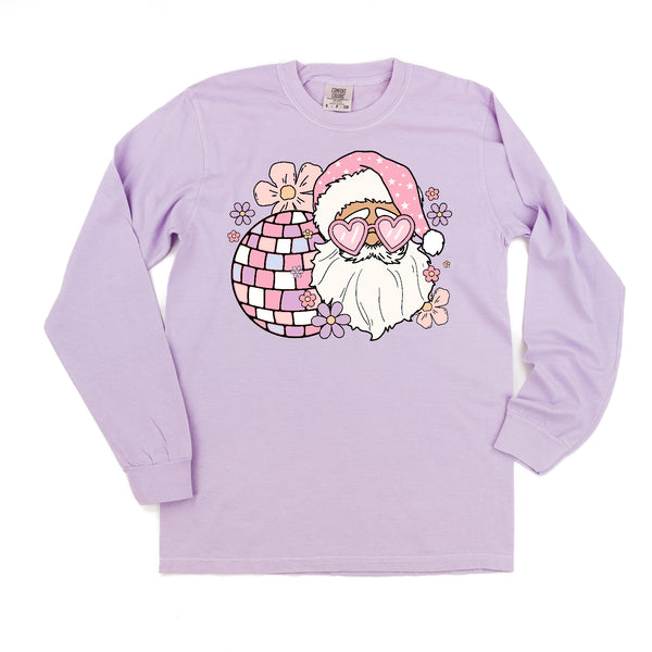 Disco Santa - LONG SLEEVE Comfort Colors Tee