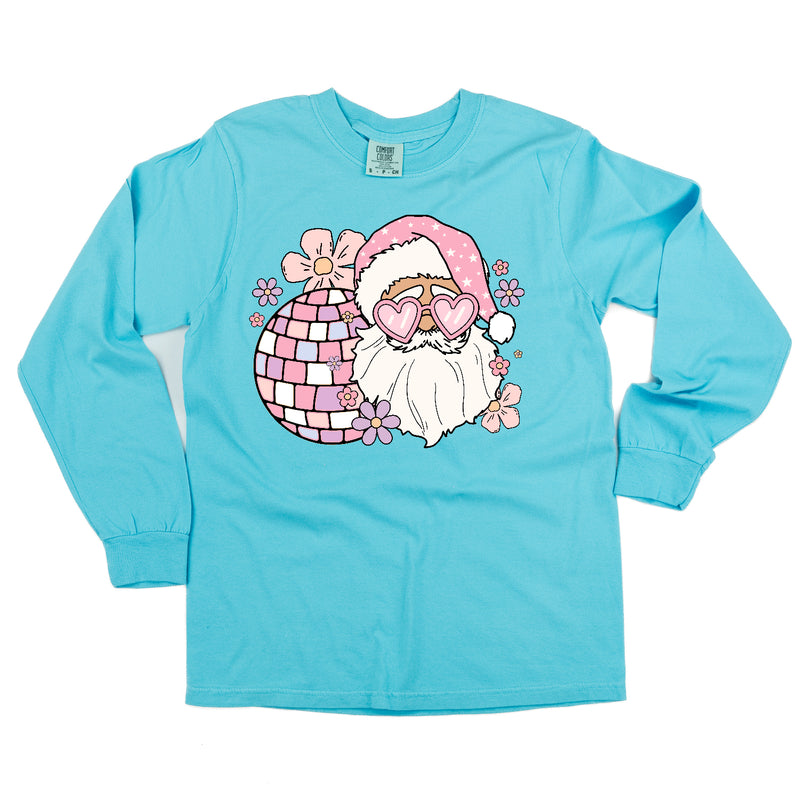 Disco Santa - LONG SLEEVE Comfort Colors Tee