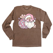 Disco Santa - LONG SLEEVE Comfort Colors Tee Little Mama Shirt Shop