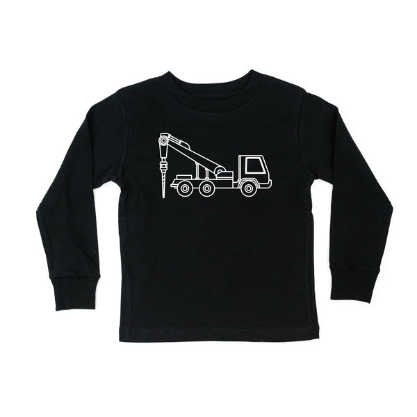 DRILLING TRUCK - Minimalist Design - Long Sleeve Child Shirt