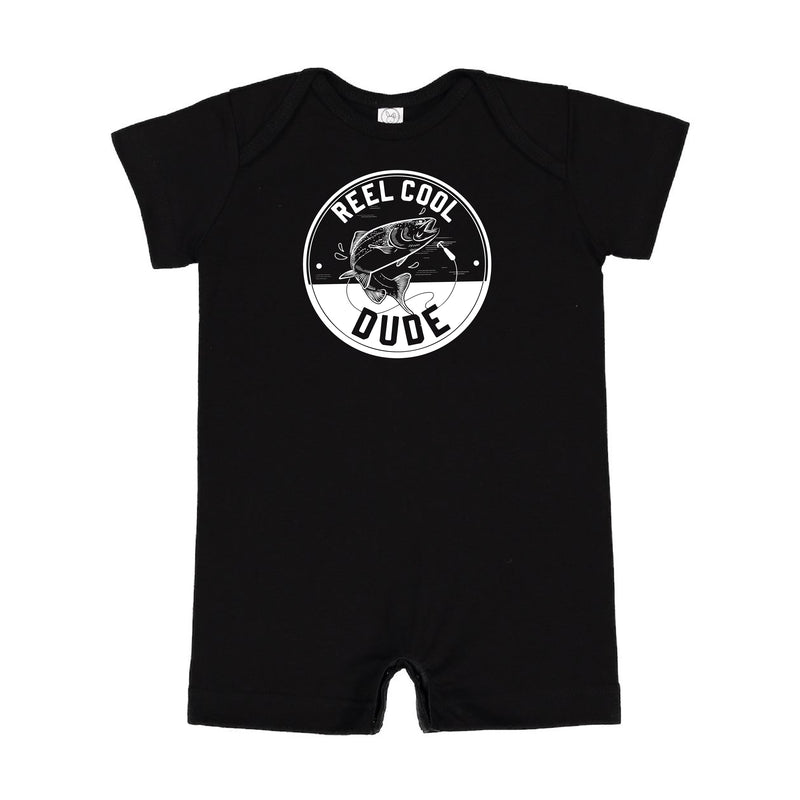 Reel Cool Dude - Short Sleeve / Shorts - One Piece Baby Romper