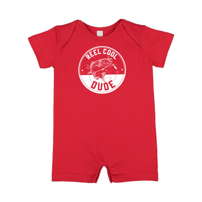 Reel Cool Dude - Short Sleeve / Shorts - One Piece Baby Romper