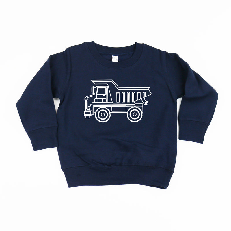 DUMP TRUCK - Minimalist Design - Child Sweater