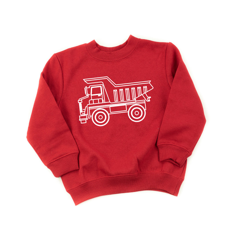 DUMP TRUCK - Minimalist Design - Child Sweater