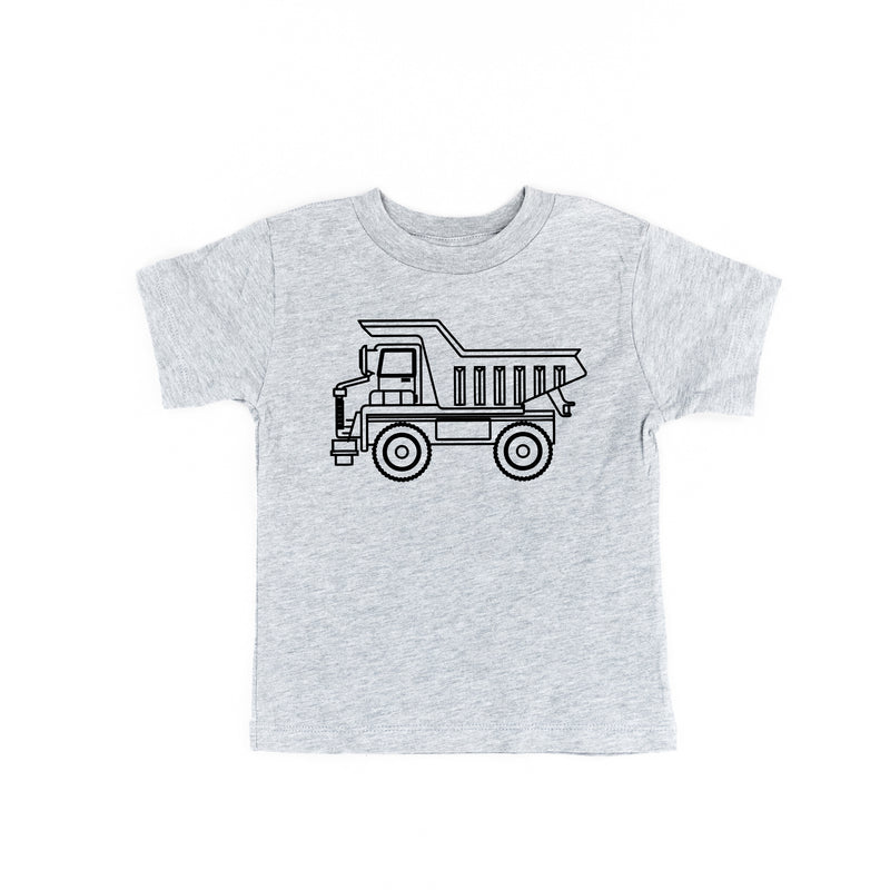 DUMP TRUCK - Minimalist Design - Short Sleeve Child Shirt