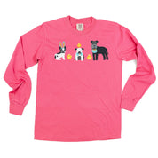 Easter Pups - LONG SLEEVE Comfort Colors Tee Little Mama Shirt Shop
