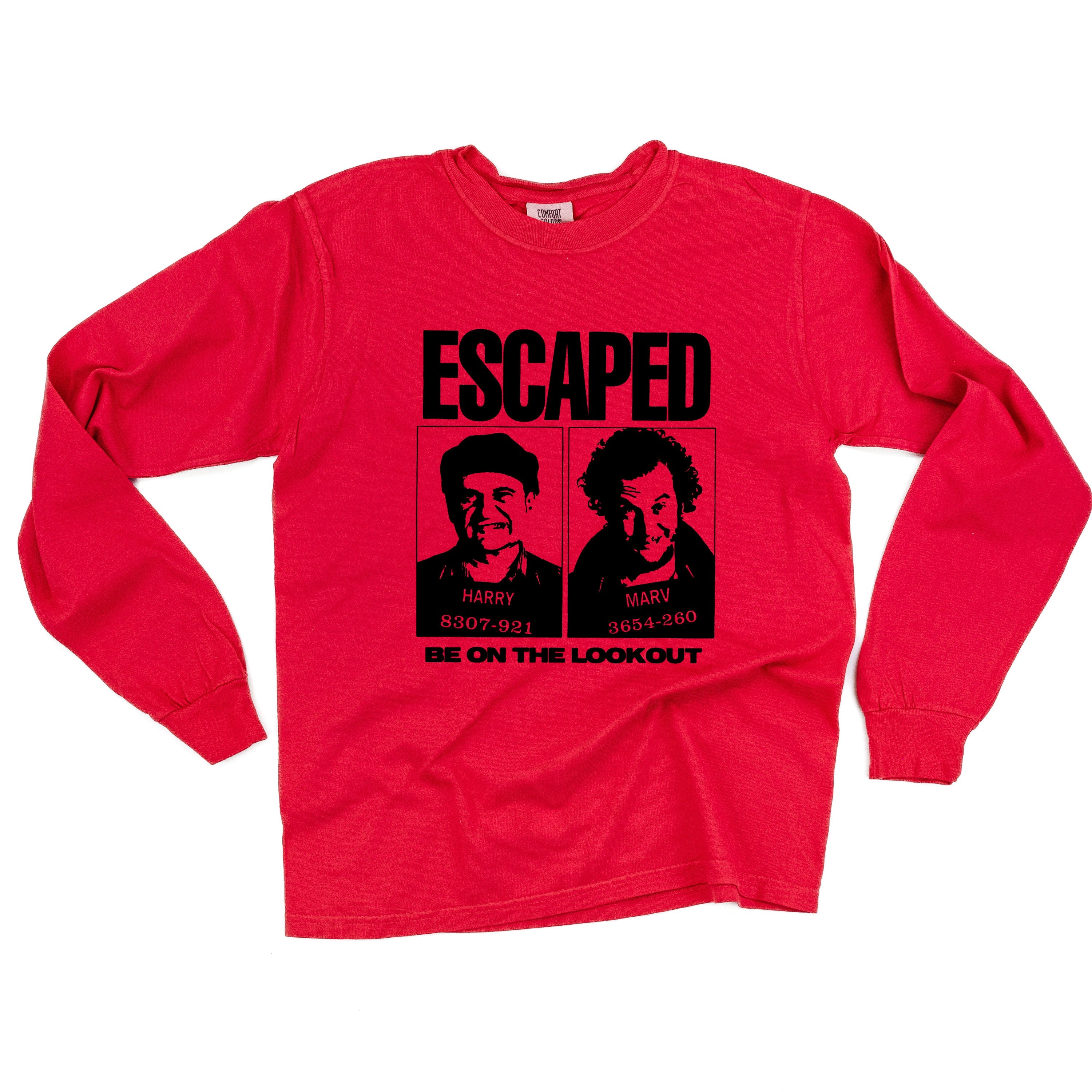 ESCAPED - Be On The Lookout - LONG SLEEVE Comfort Colors Tee Little Mama Shirt Shop