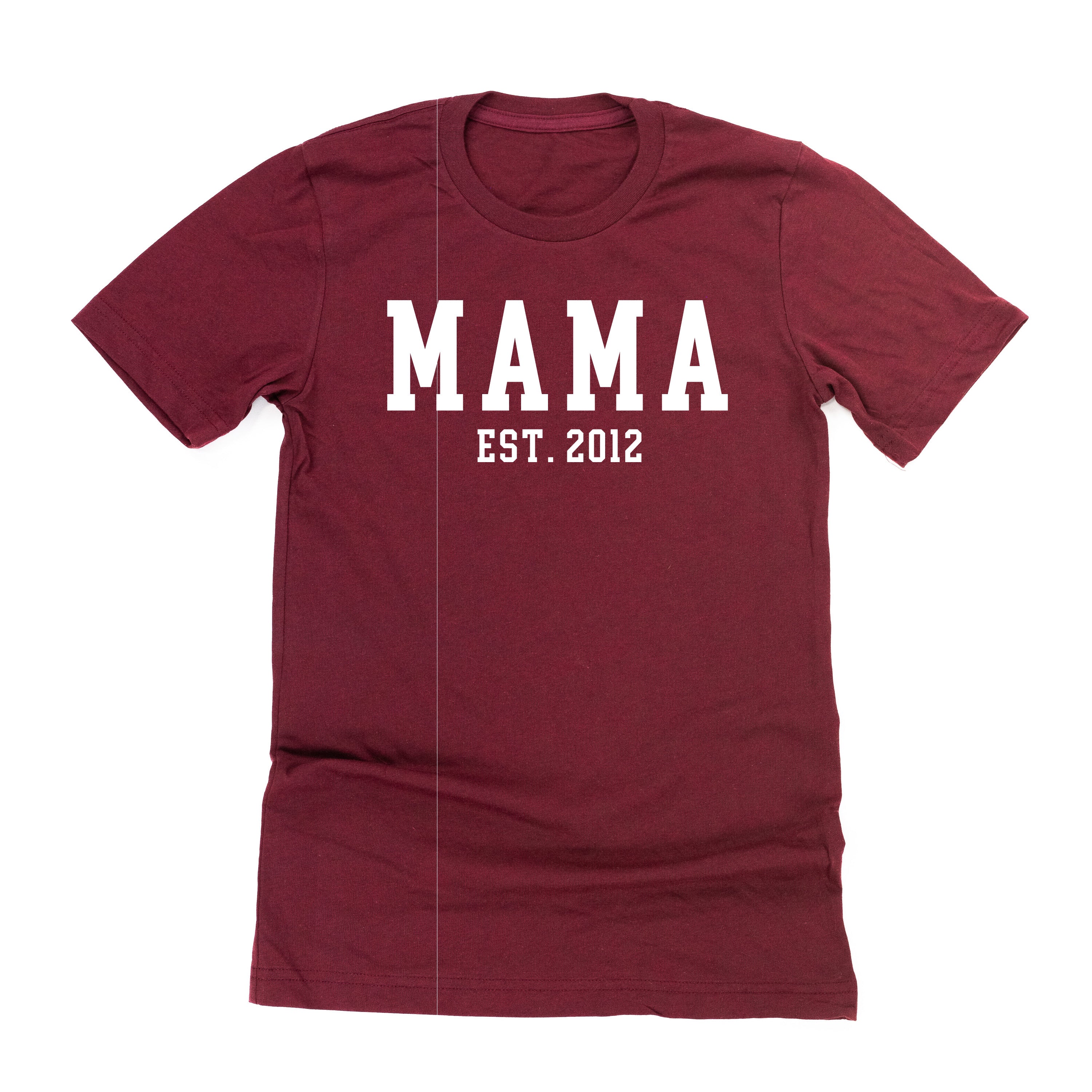 MAMA - EST. (Select Your Year) - Unisex Tee Little Mama Shirt Shop