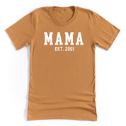 MAMA - EST. (Select Your Year) - Unisex Tee Little Mama Shirt Shop
