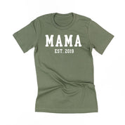 MAMA - EST. (Select Your Year) - Unisex Tee Little Mama Shirt Shop