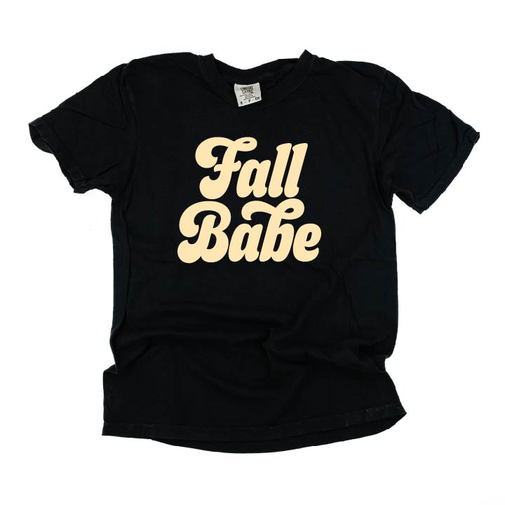 Fall Babe - SHORT SLEEVE COMFORT COLORS TEE Little Mama Shirt Shop