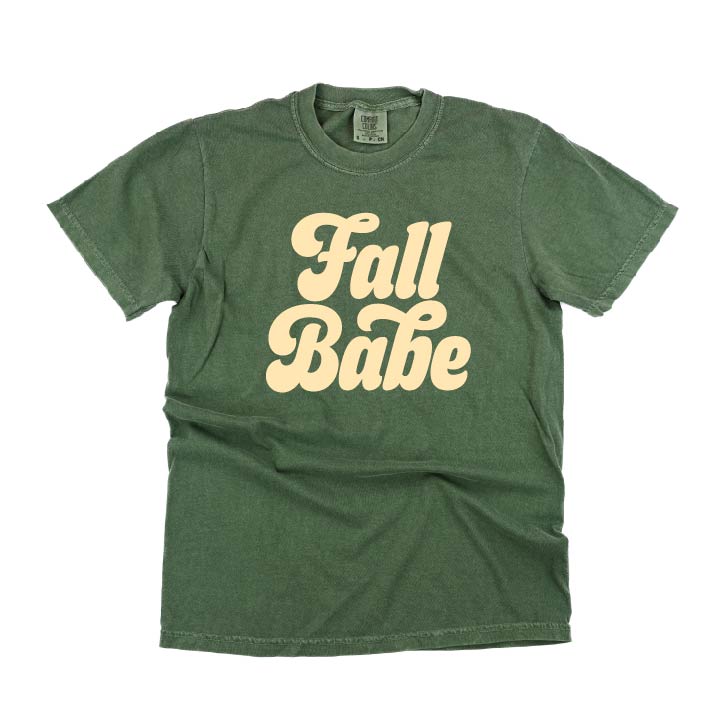 Fall Babe - SHORT SLEEVE COMFORT COLORS TEE Little Mama Shirt Shop