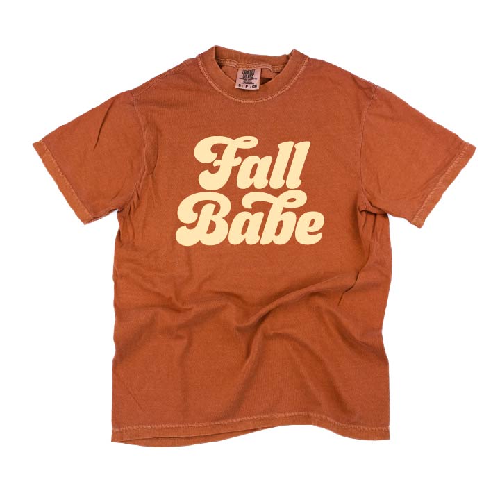 Fall Babe - SHORT SLEEVE COMFORT COLORS TEE Little Mama Shirt Shop