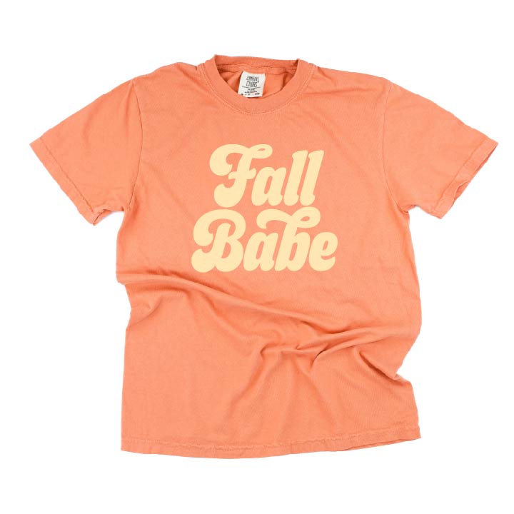 Fall Babe - SHORT SLEEVE COMFORT COLORS TEE Little Mama Shirt Shop