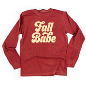 Fall Babe - LONG SLEEVE Comfort Colors Tee Little Mama Shirt Shop