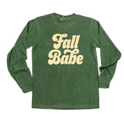 Fall Babe - LONG SLEEVE Comfort Colors Tee Little Mama Shirt Shop