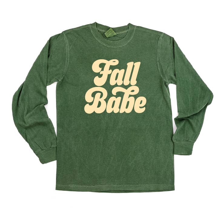 Fall Babe - LONG SLEEVE Comfort Colors Tee Little Mama Shirt Shop