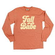 Fall Babe - LONG SLEEVE Comfort Colors Tee Little Mama Shirt Shop