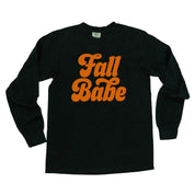 Fall Babe - LONG SLEEVE Comfort Colors Tee Little Mama Shirt Shop