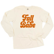 Fall Babe - LONG SLEEVE Comfort Colors Tee Little Mama Shirt Shop