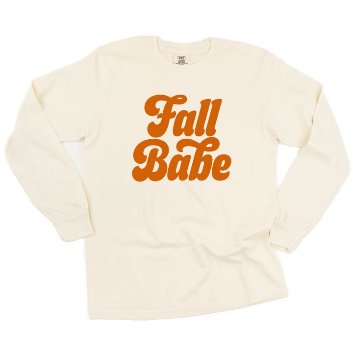 Fall Babe - LONG SLEEVE Comfort Colors Tee Little Mama Shirt Shop