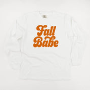 Fall Babe - LONG SLEEVE Comfort Colors Tee Little Mama Shirt Shop