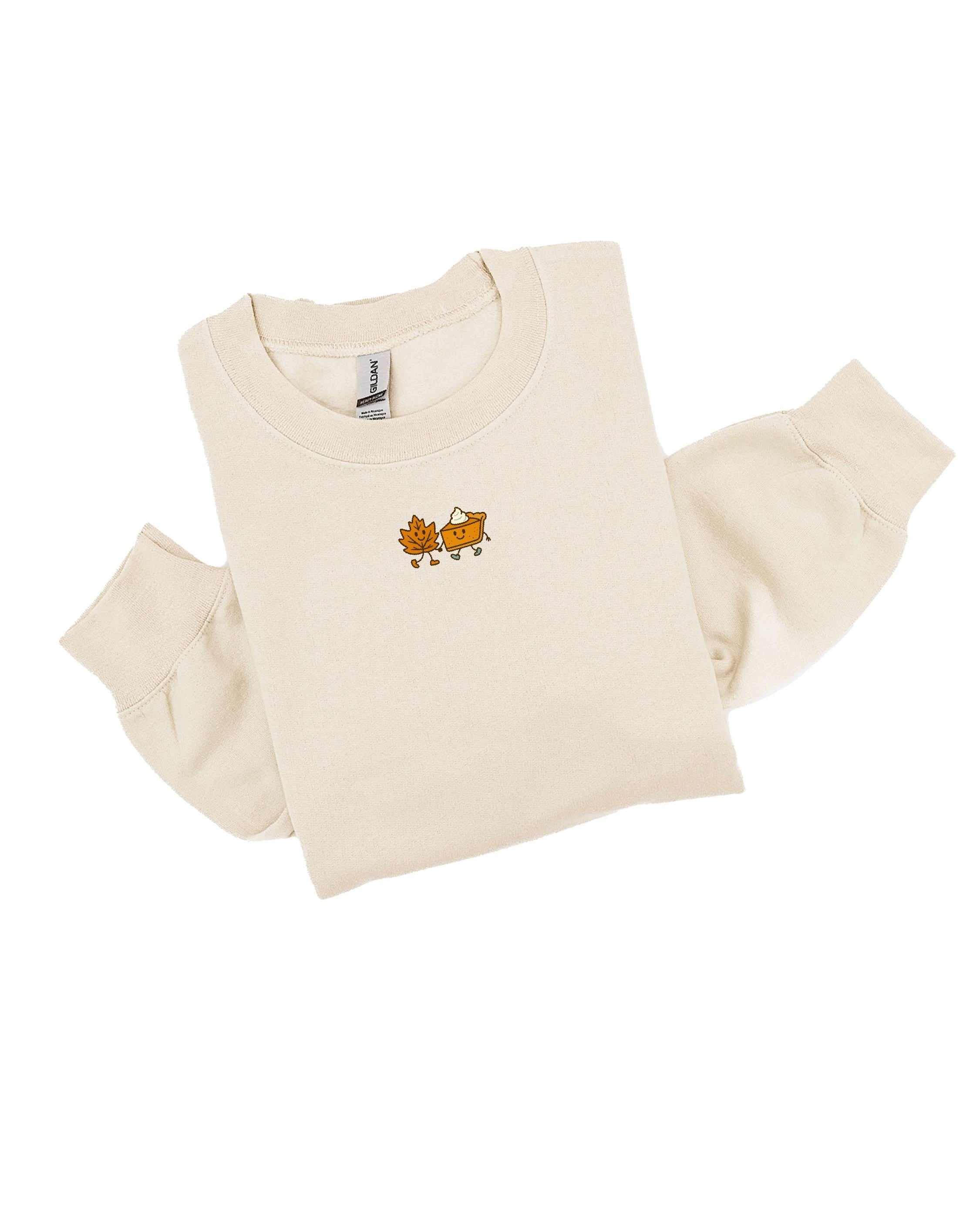 Fall Friends (center) - Sand BASIC Fleece Little Mama Shirt Shop LLC