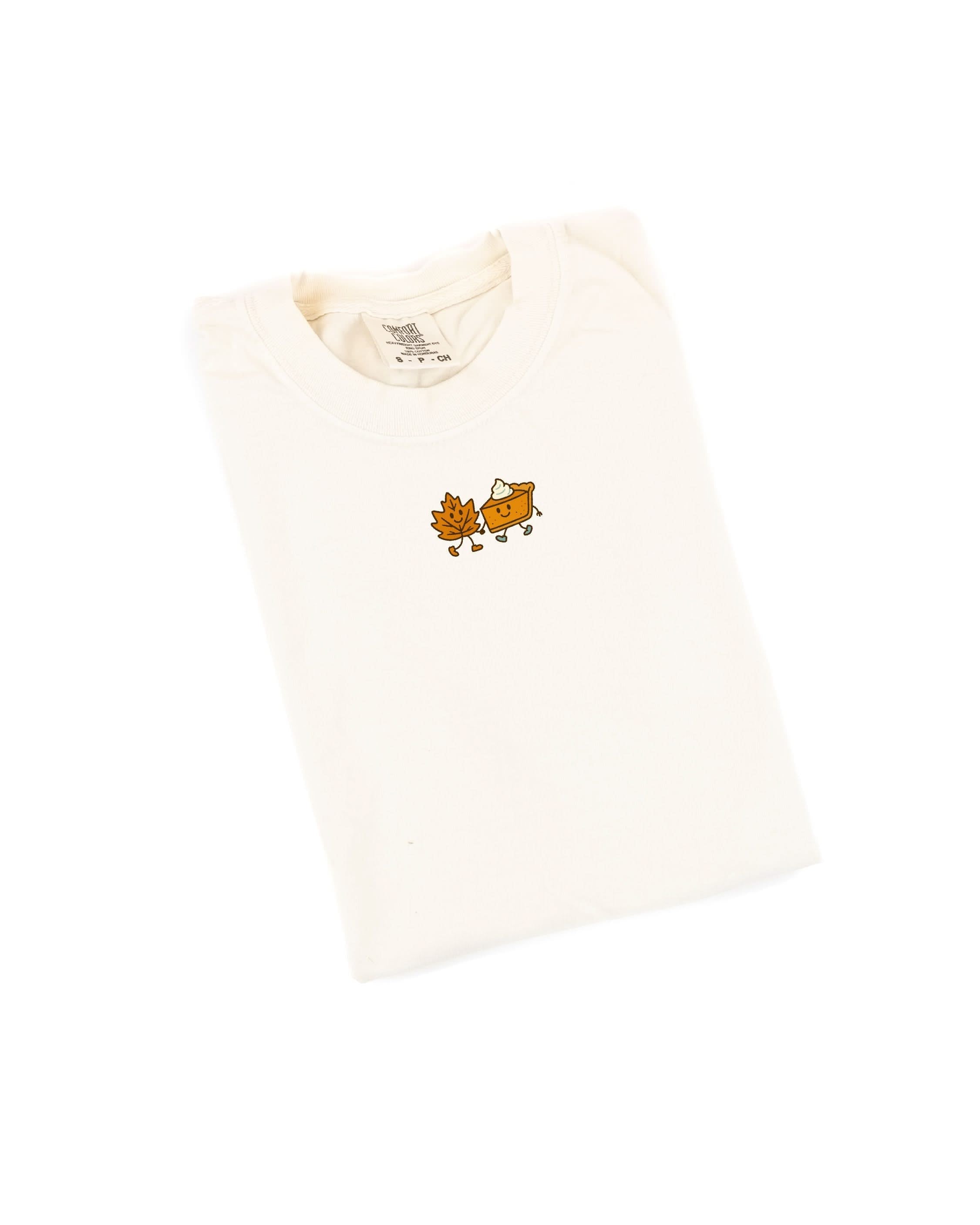 Fall Friends (center) - Ivory Comfort Colors Tee Little Mama Shirt Shop