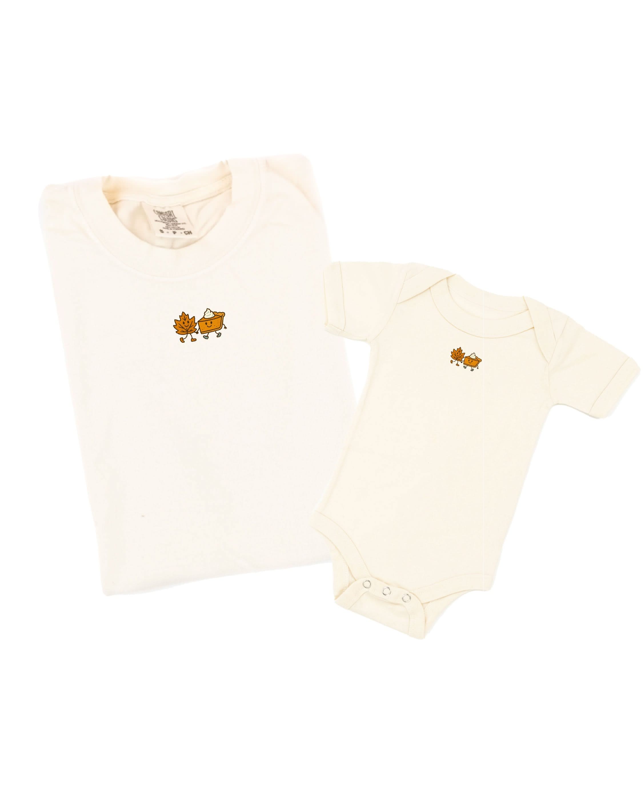 Fall Friends (center) - Set of 2 Tees Little Mama Shirt Shop