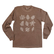 Fall Leaves - LONG SLEEVE Comfort Colors Tee Little Mama Shirt Shop