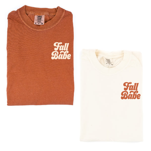 Embroidered Comfort Colors Tee - (Short Sleeve) - Fall Babe