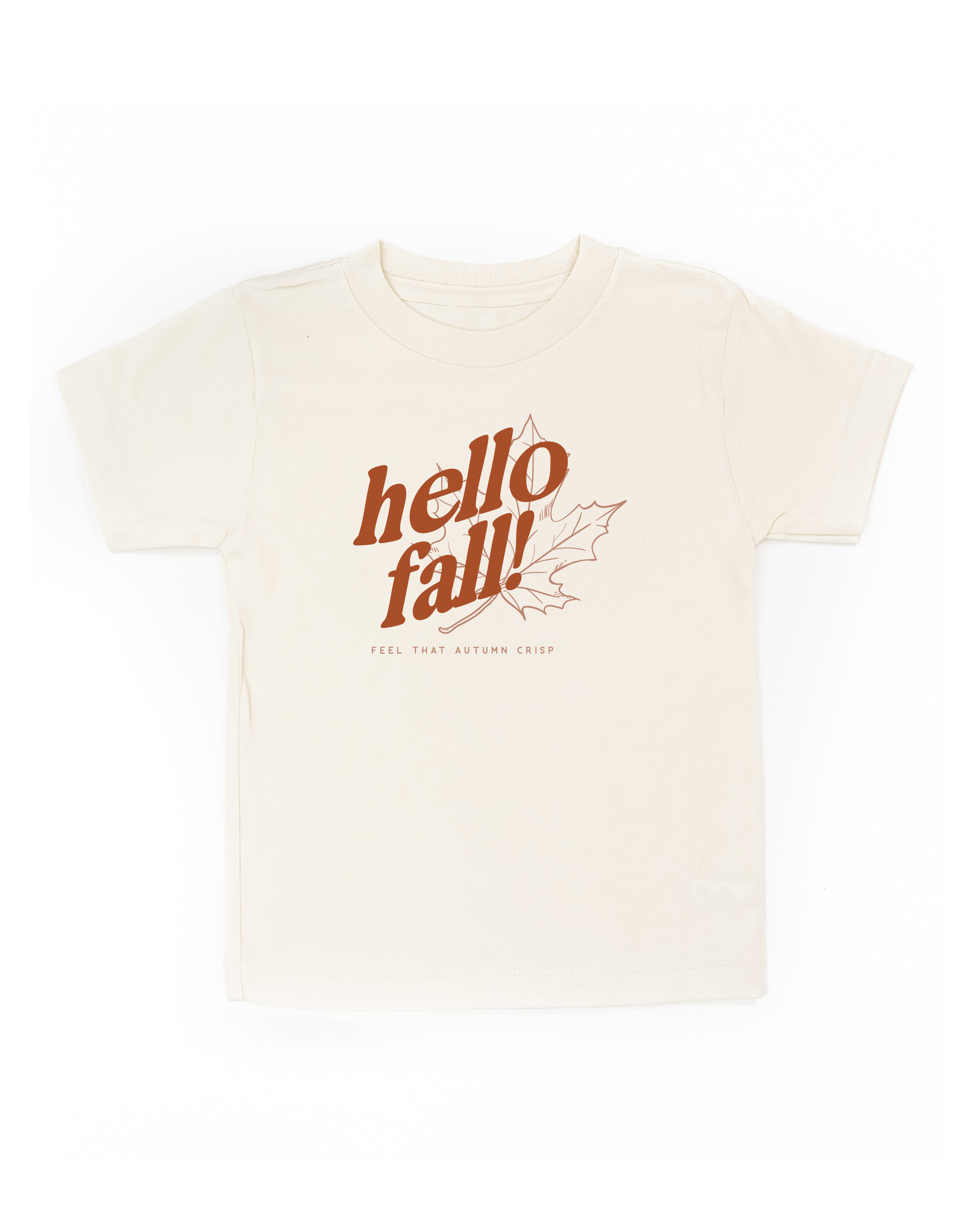 Hello Fall! - Natural Child Tee Little Mama Shirt Shop