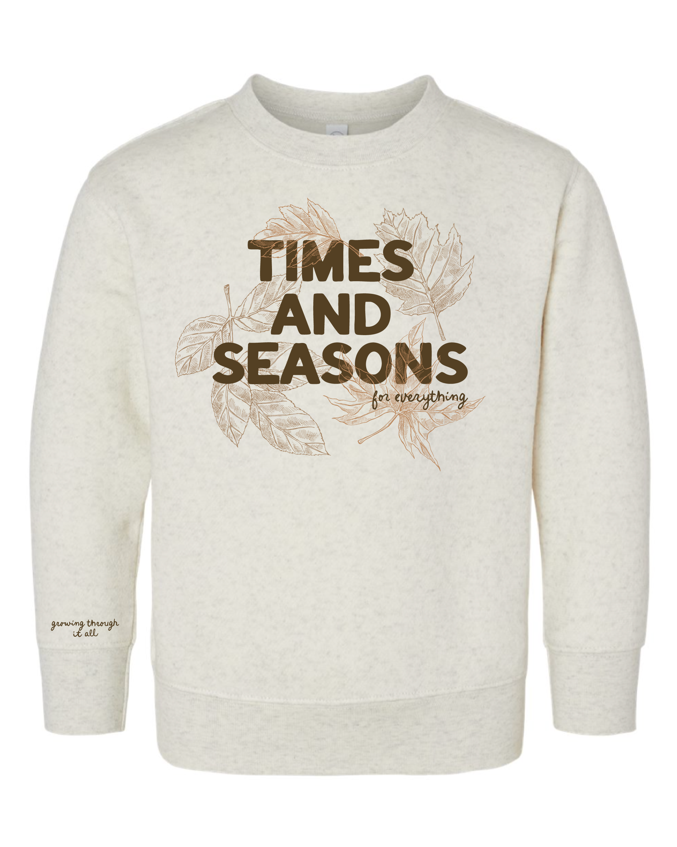 Times and Seasons (f&wd) - Natural Heather Child Sweater Little Mama Shirt Shop