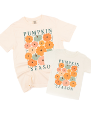 Pumpkin Season - Set of 2 Ivory/Natural Tees Little Mama Shirt Shop