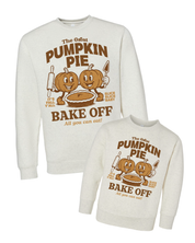 The Great Pumpkin Pie Bake-Off - Natural Heather - Set of 2 ELEVATED Fleece Sweaters Little Mama Shirt Shop