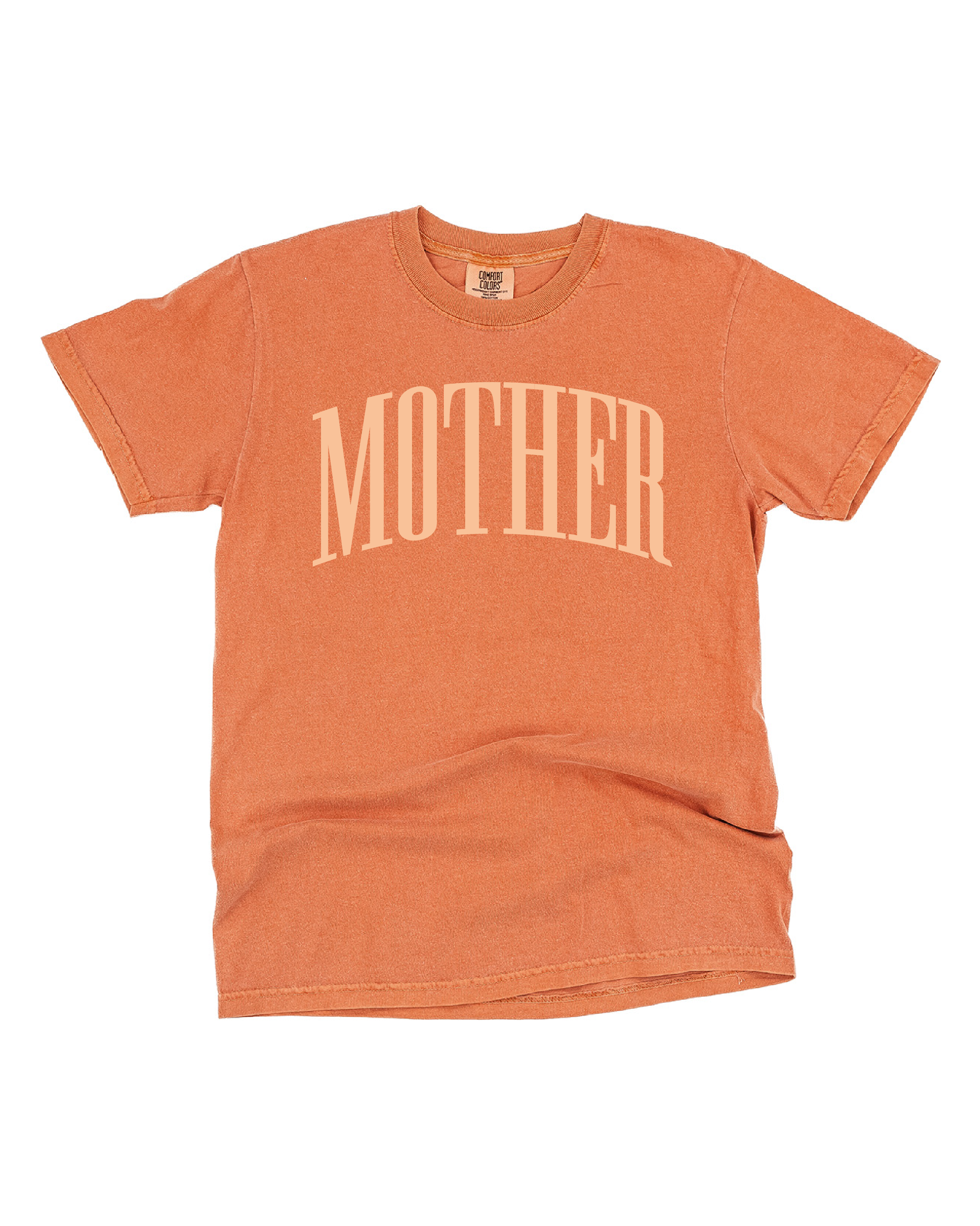 Puff Print MOTHER - Yam Comfort Colors Tee Little Mama Shirt Shop