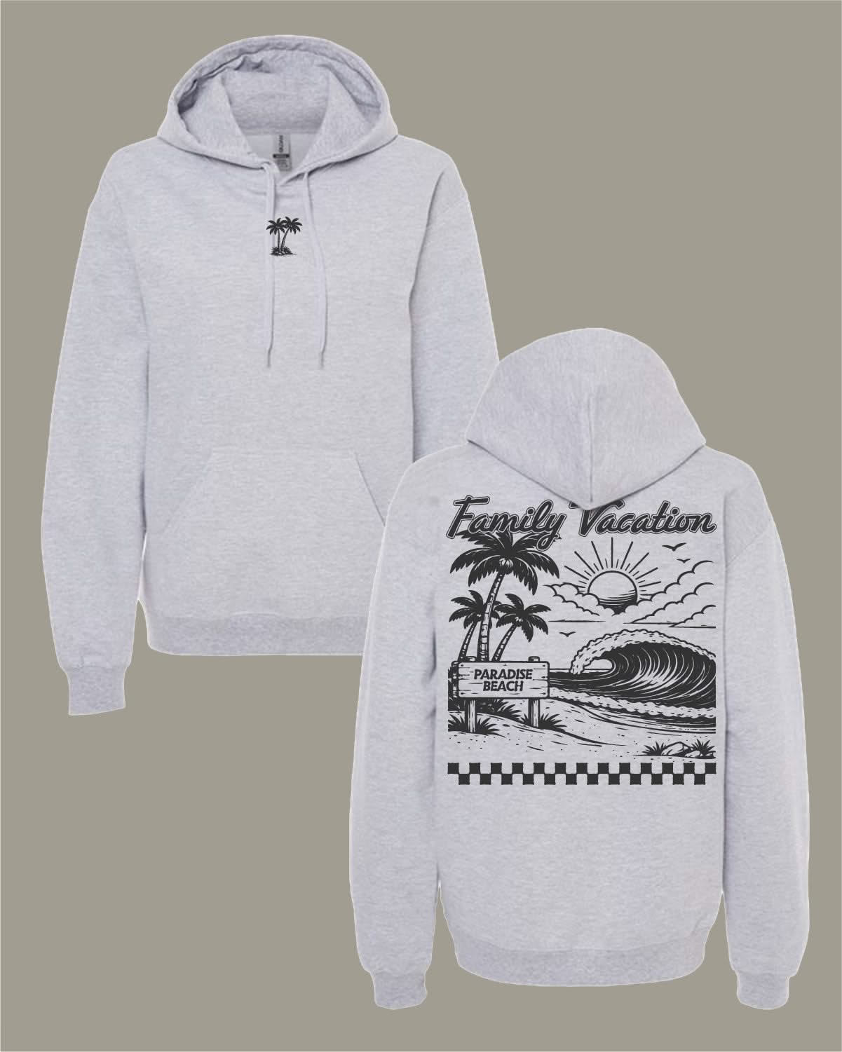 Family Vacation - Fleece Adult Hoodie | Little Mama Shirt Shop Little Mama Shirt Shop LLC